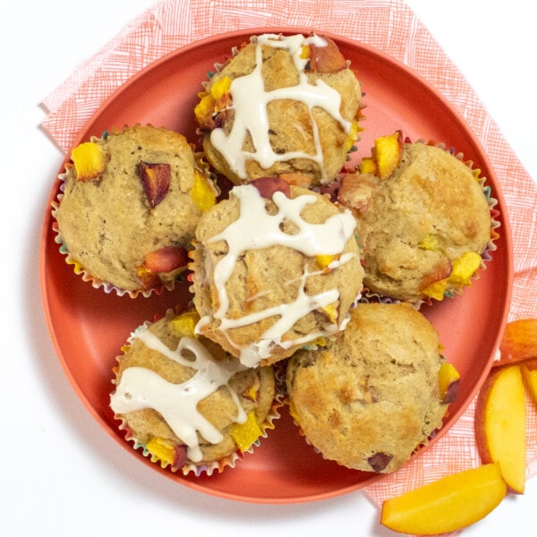 Healthy Peach Muffins (Fresh or Frozen Peaches) Baby Foode