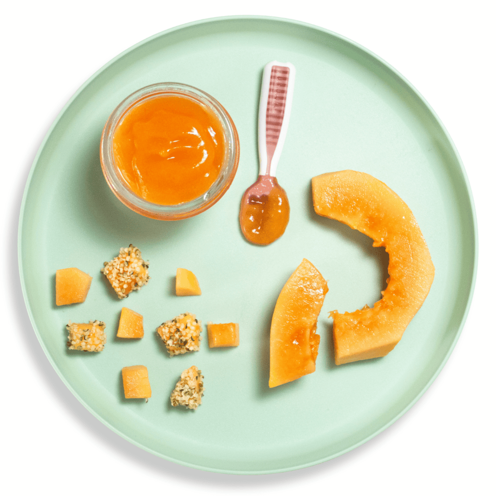 Homemade Papaya Lime Baby Food (Puree and BLW)